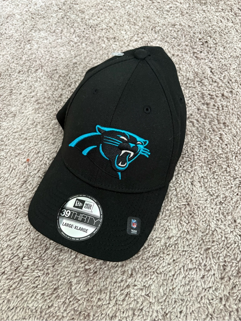 Carolina Panthers Hat NWOT L/XL